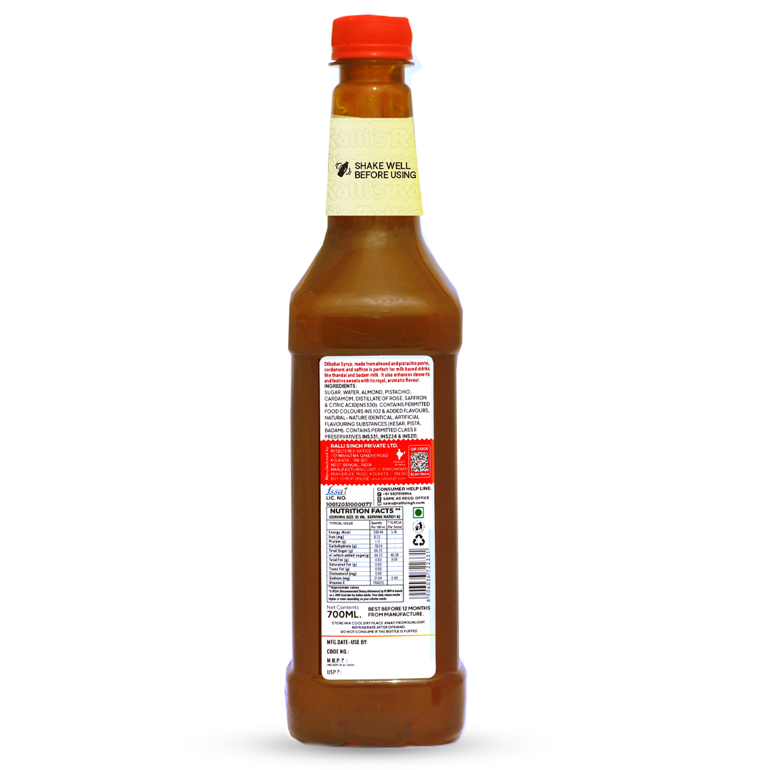 Dilbahaar Mixed Dry fruit Syrup 700ml