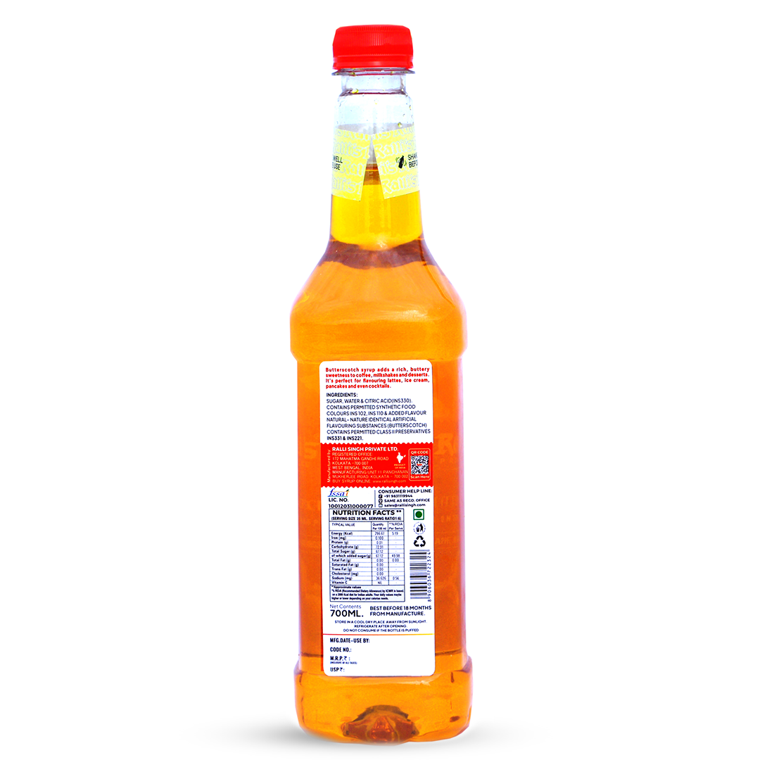 ButterScotch Syrup 700ml