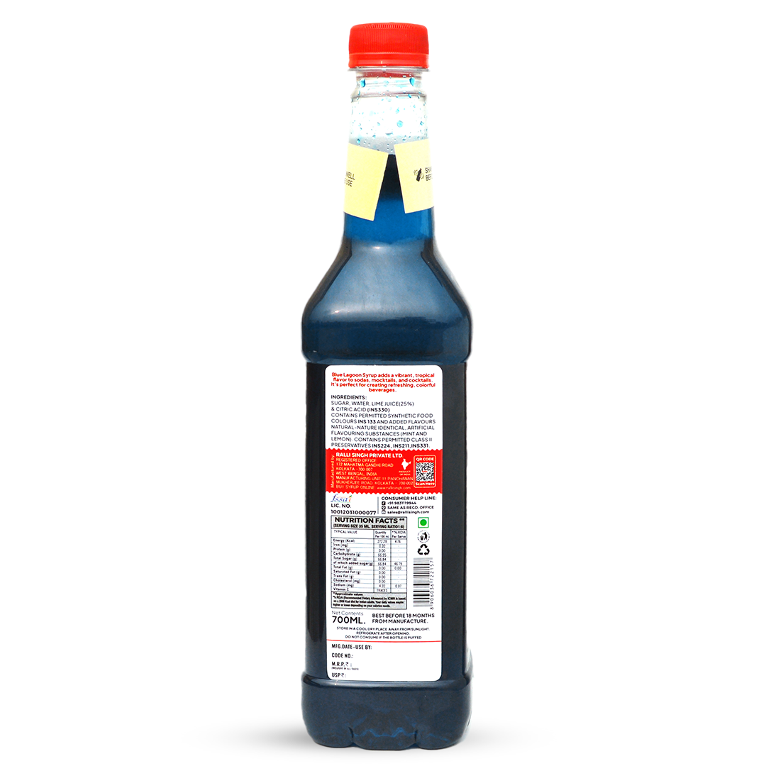 Blue lagoon Syrup 700ml