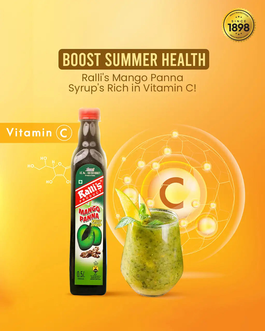 Mango Panna Fruit Syrup 500ml
