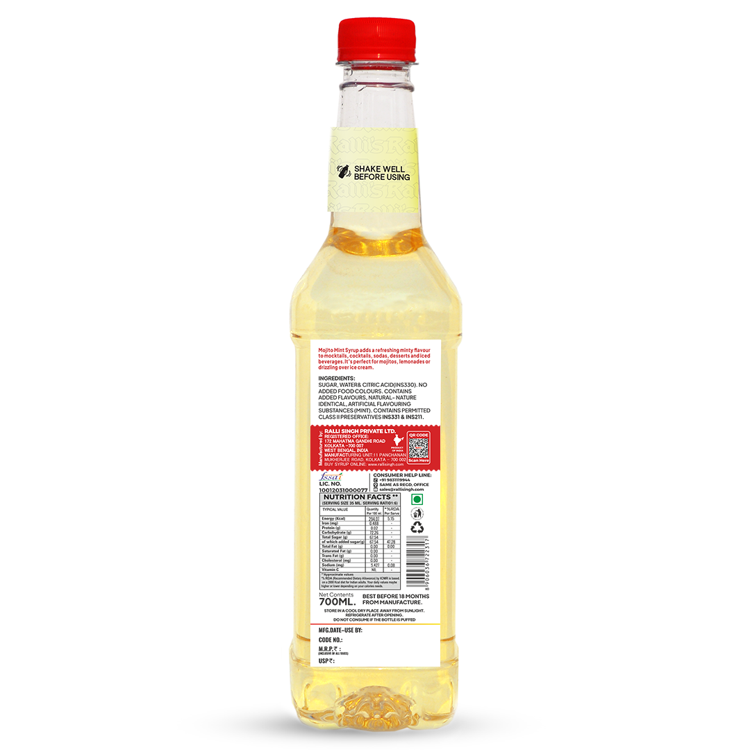 Mojito Mint Syrup 700ml