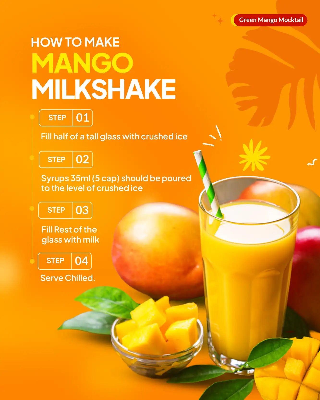 Ripe Mango Fruit Syrup 700ml