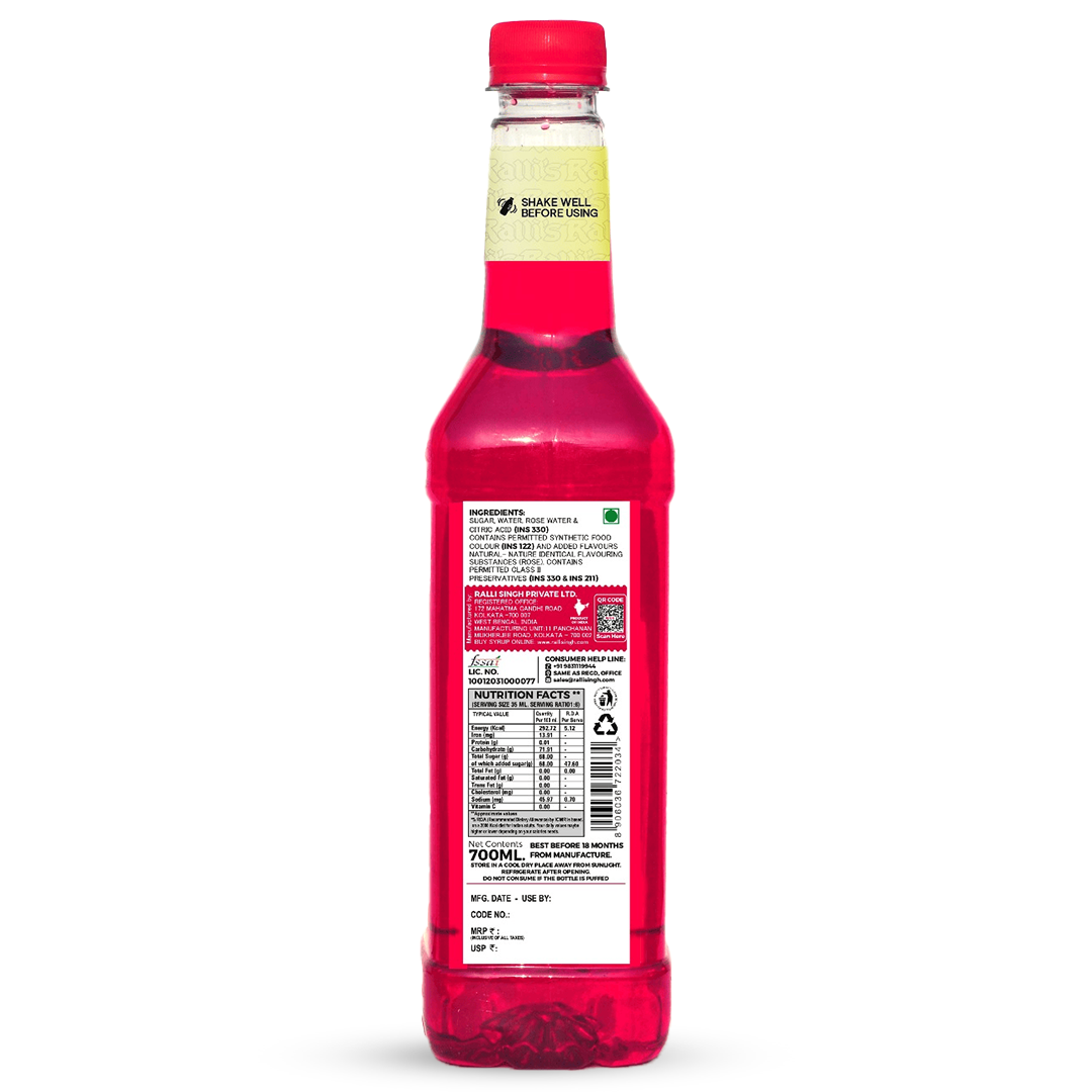 Rose Syrup 700ml