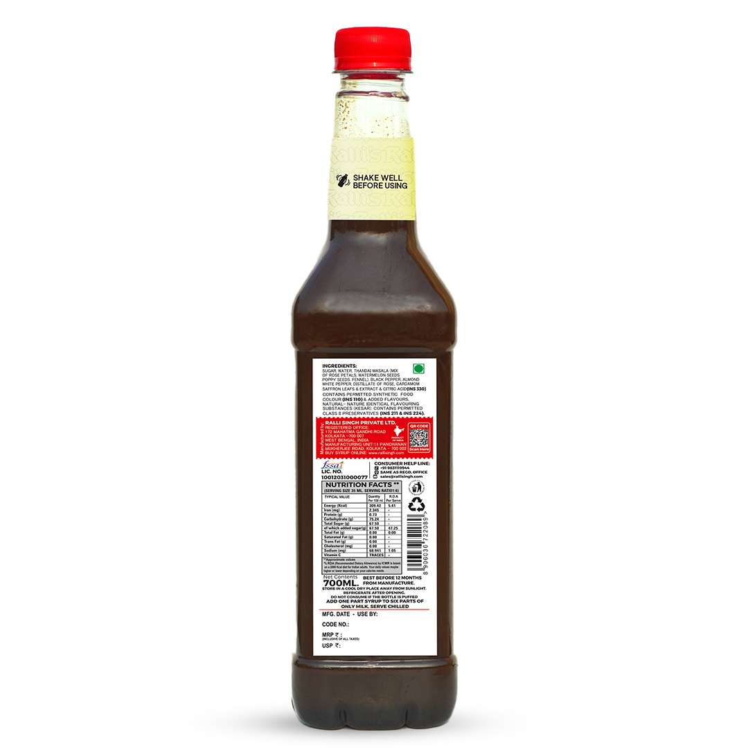 Thandai Dry Fruit Syrup 700ml