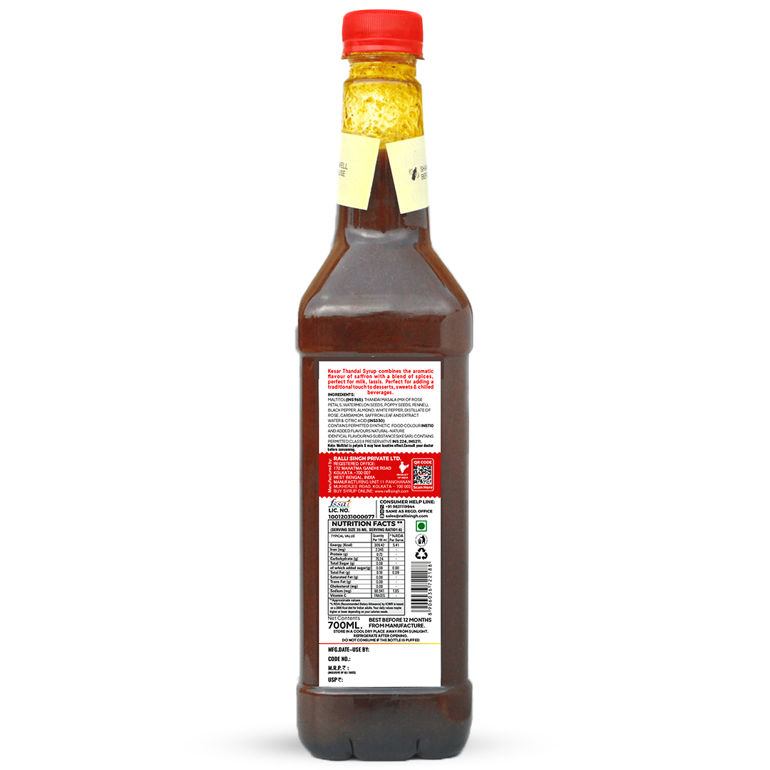 Thandai SugarFree Syrup 700ml