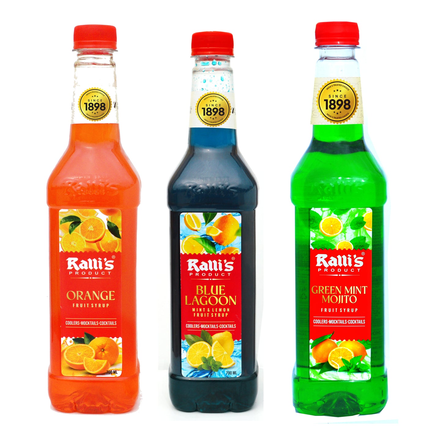 The Home Bartender Combo — Mint Mojito, Blue Lagoon & Orange