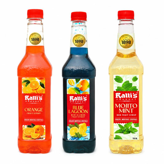 The Home Bartender Combo — Mint Mojito, Blue Lagoon & Orange