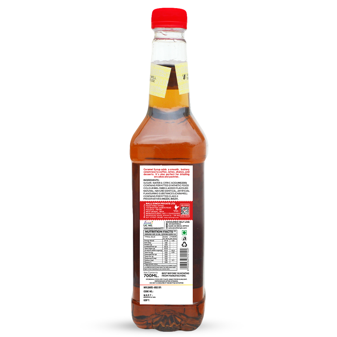 Caramel Syrup 700ml
