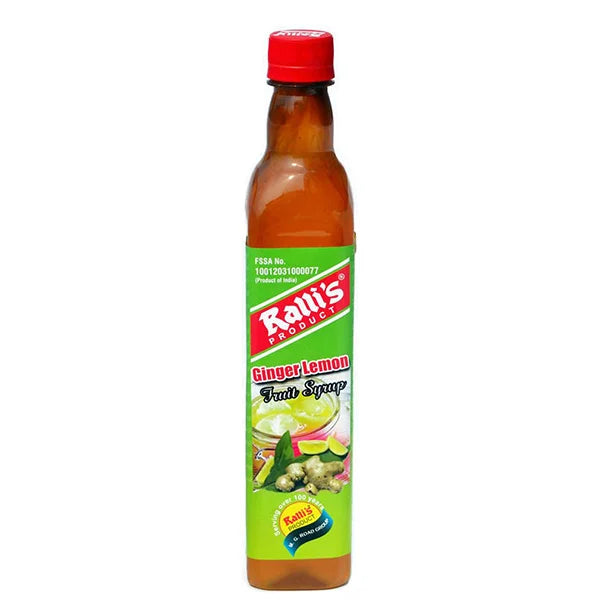 Ginger Lemon Fruit Syrup 500ml